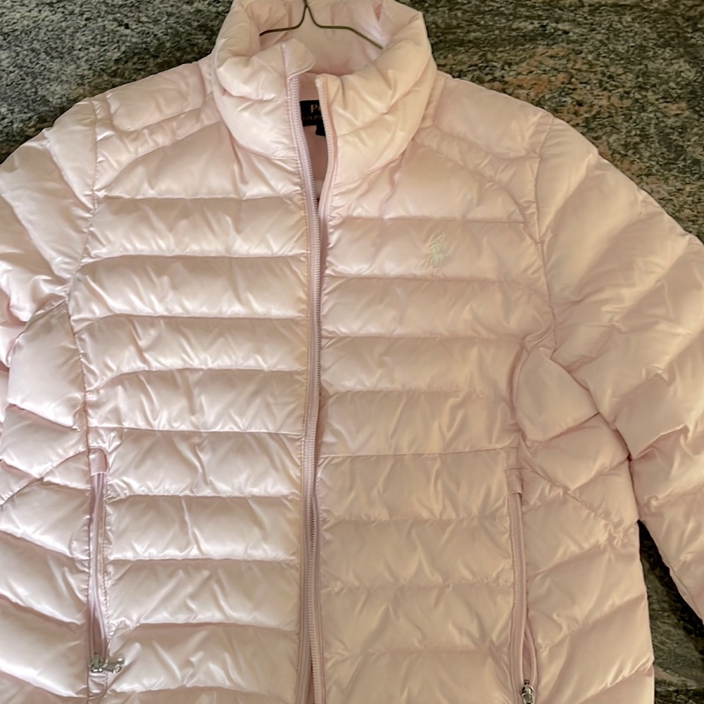 Polo Ralph Lauren light pink jacket size M 8/10
